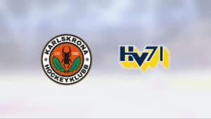 Olle Sandells mål räckte inte för Karlskrona mot HV 71