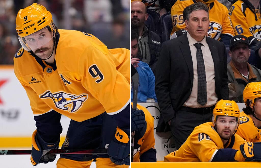 Filip Forsberg, Andrew Brunette, Nashville Predators.