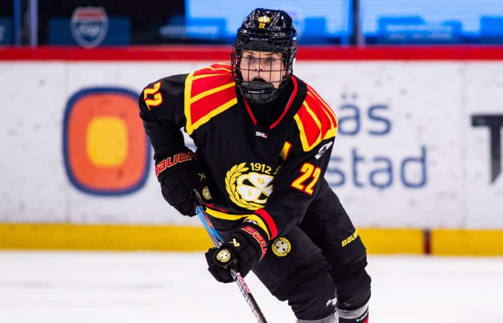 Hanna Thuvik sköt två mål mot Leksand.