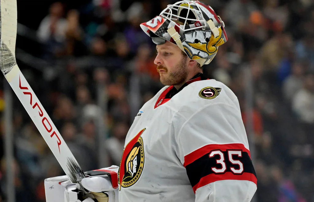 Linus Ullmark, Ottawa Senators.