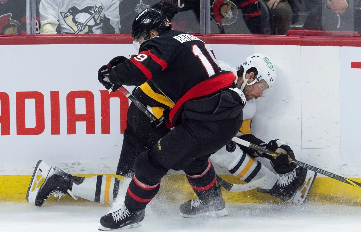 Marcus Pettersson skadades i helgens möte med Ottawa.