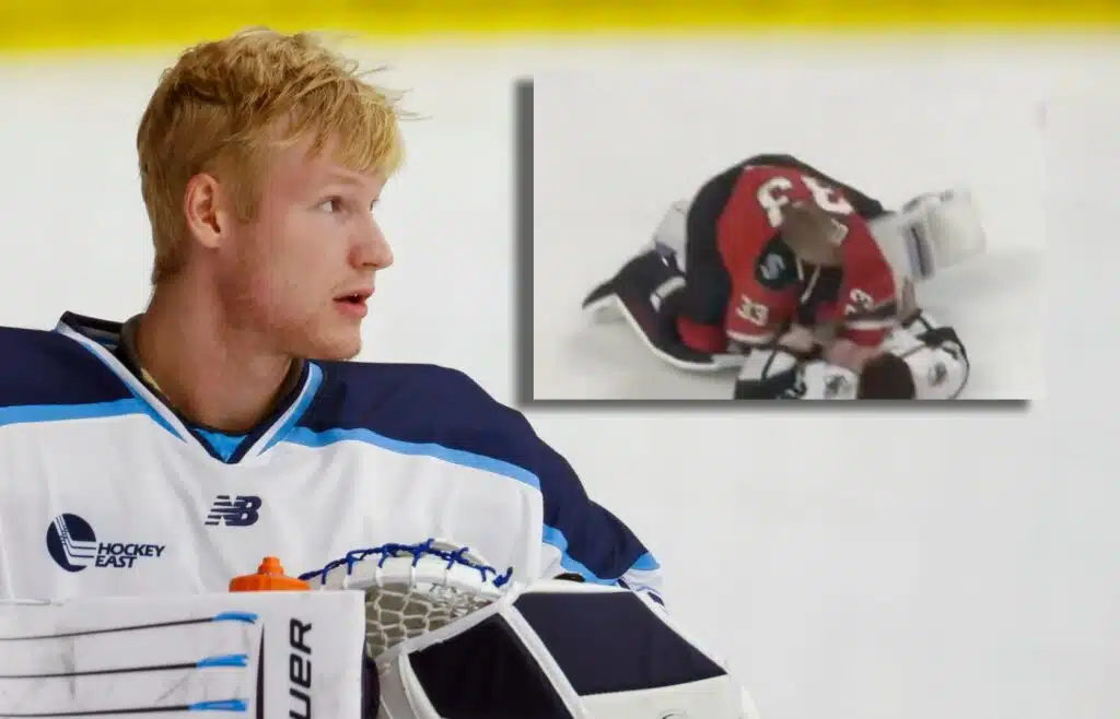 Victor Östman hamnade i slagsmål i ECHL