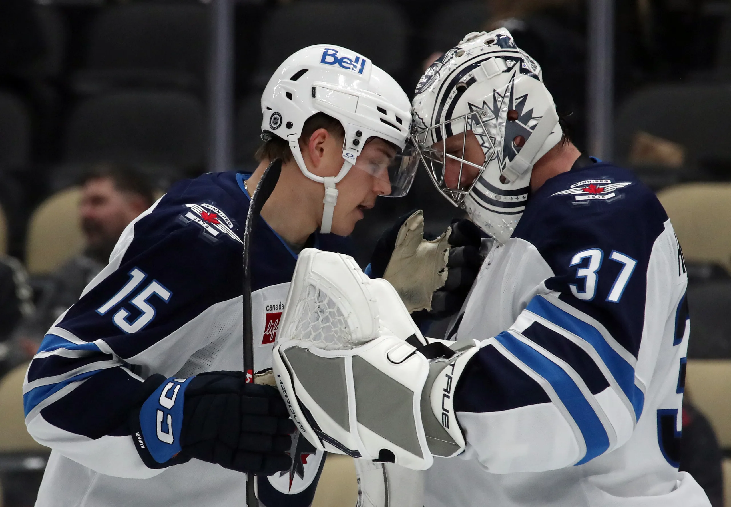 Winnipeg avgjorde tät match mot San Jose i tredje perioden