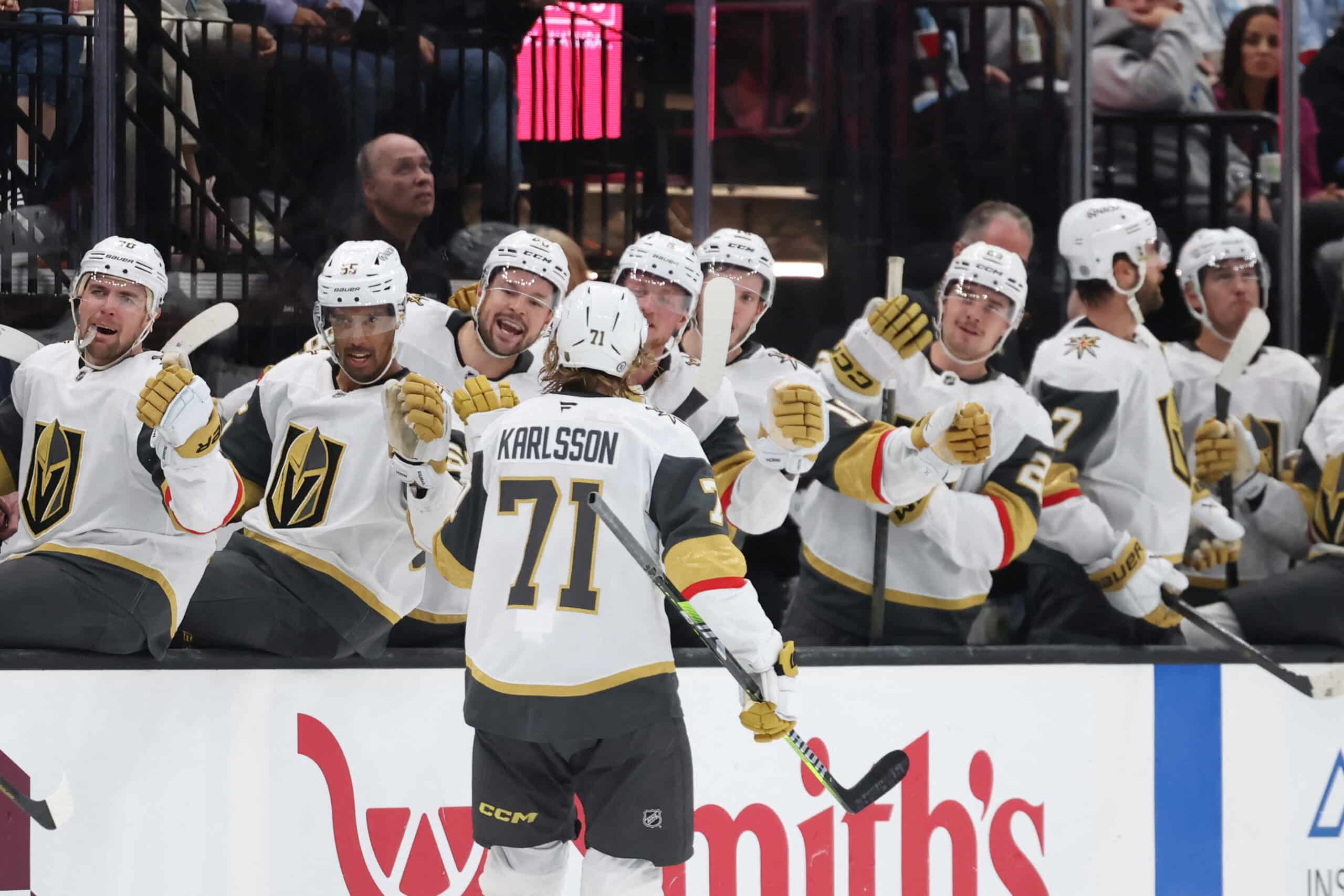 Vegas knep segern i målmässigt jämn match mot Edmonton