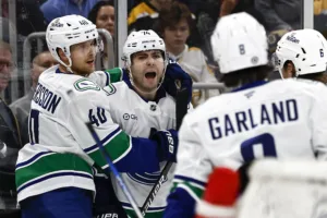 Vancouver tog hem segern mot San Jose – Elias Pettersson matchvinnare