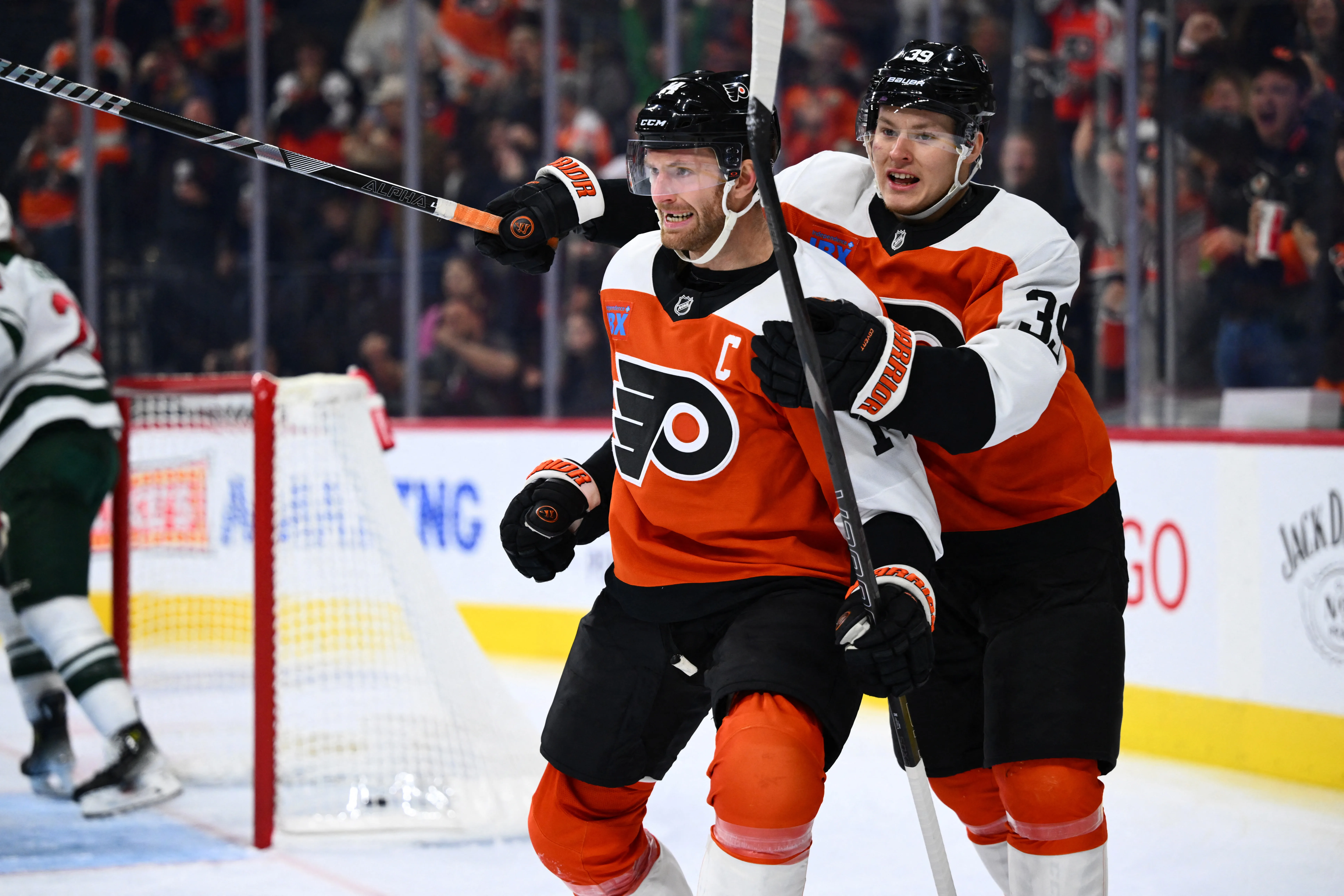 Philadelphia avgjorde i tredje perioden mot Anaheim Ducks