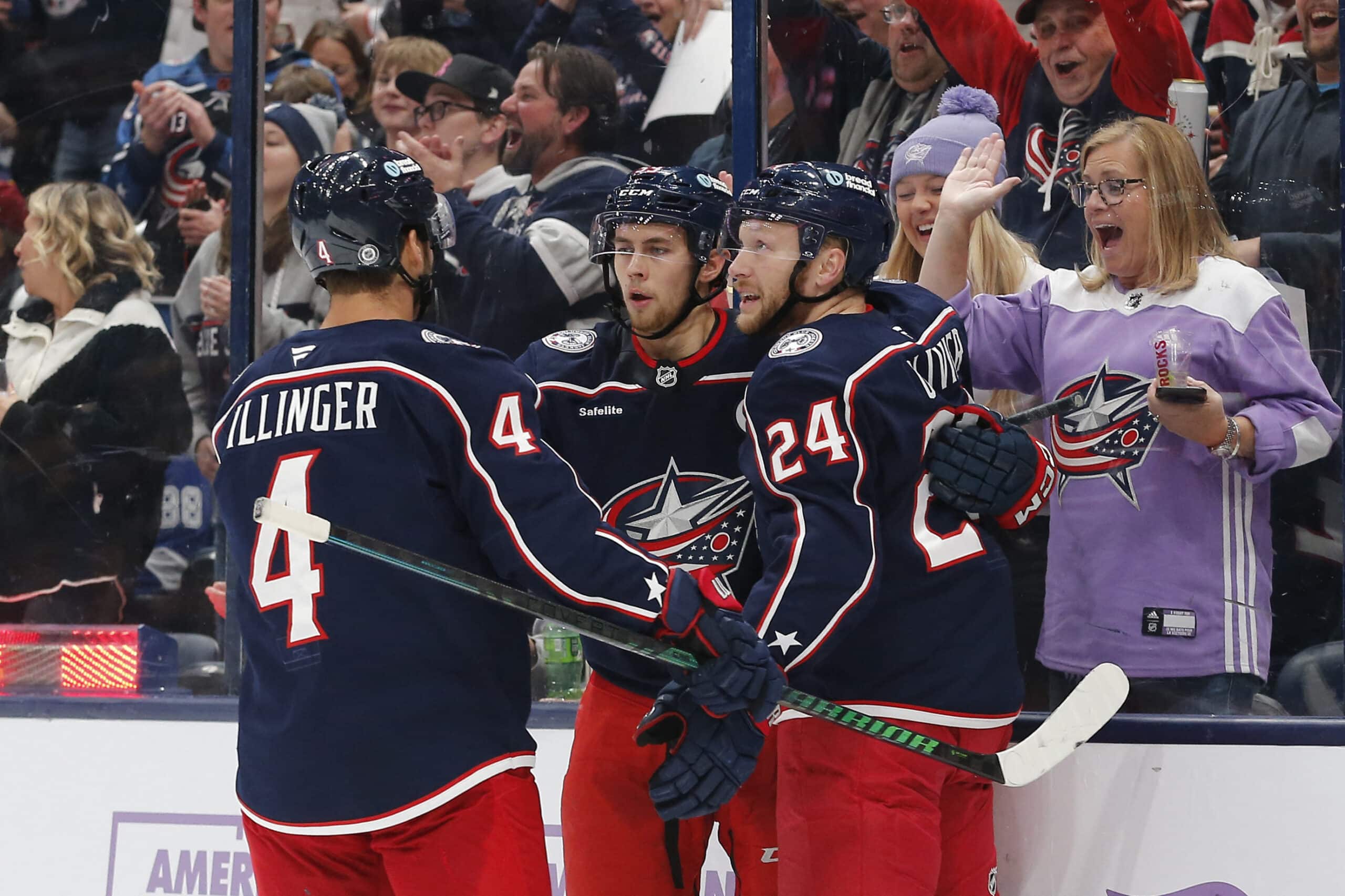 Jätteskräll när Columbus besegrade Winnipeg