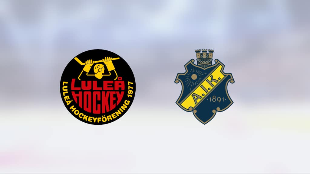 Luleå utklassade AIK – seger med 8-2