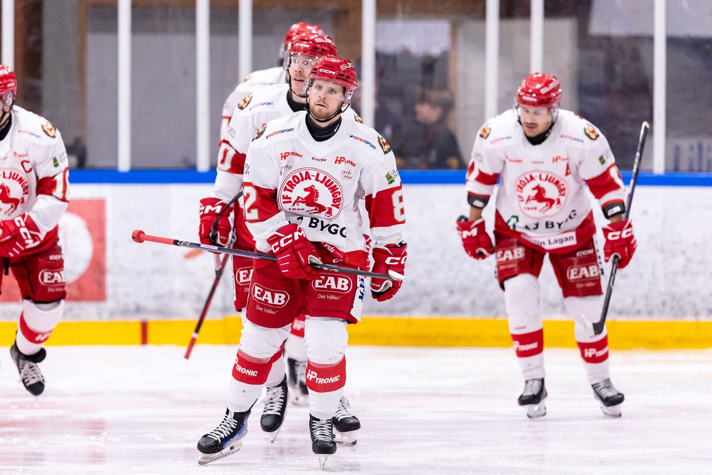 Filip Forsmark gjorde Trojas enda mål i Karlskrona. Foto: Jonas Ljungdahl/Bildbyrån