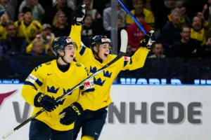 Sverige vinnare mot Tjeckien i grupp B i JVM