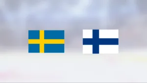 Finland vann mot Sverige efter rysare