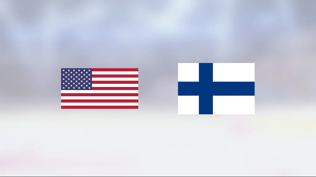 USA avgjorde i förlängningen mot Finland