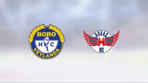 4–2-seger för Boro/Vetlanda mot Hovås