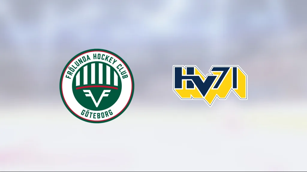 Frölunda besegrade HV 71 med 5–2