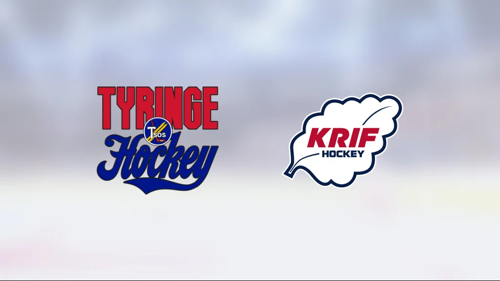 Seger på straffar för Tyringe hemma mot KRIF Hockey J20