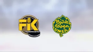 Isaksson och Mesanovic matchvinnare när Björklöven besegrade Flemingsberg