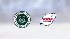 KRIF Hockey J18 avgjorde tät match mot Kristianstad i tredje perioden