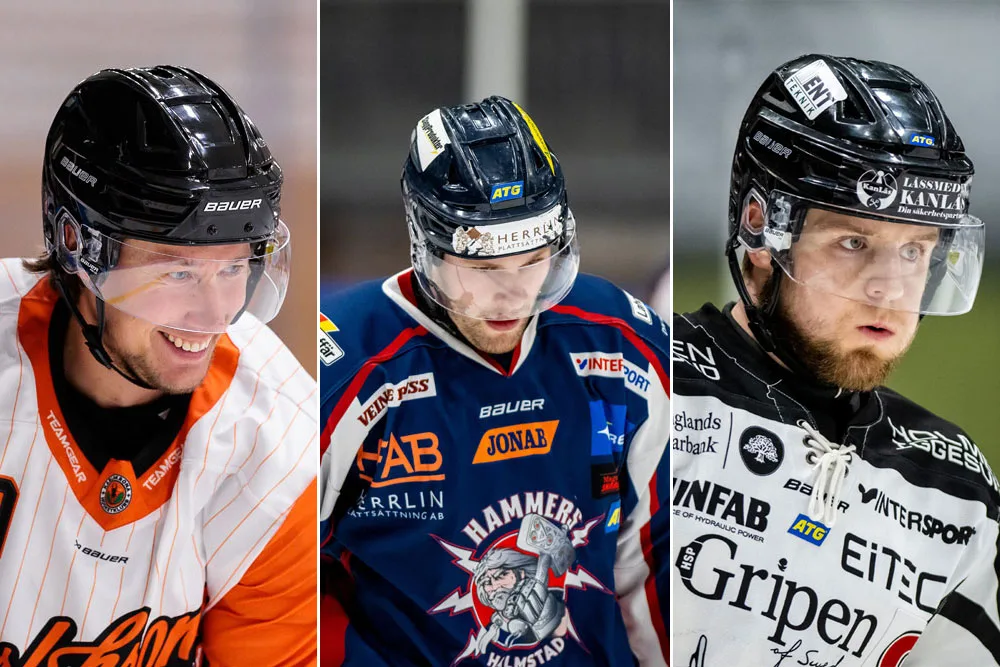 Filip Cruseman, Carl Westberg och Adam Byström Johansson borde ha mer att ge i slutspelet. Foto: Bildbyrån