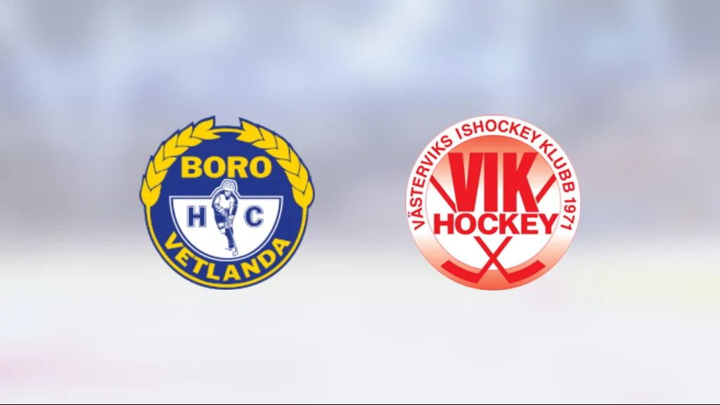 Tre poäng till Västervik efter avgörande i slutperioden mot Boro/Vetlanda