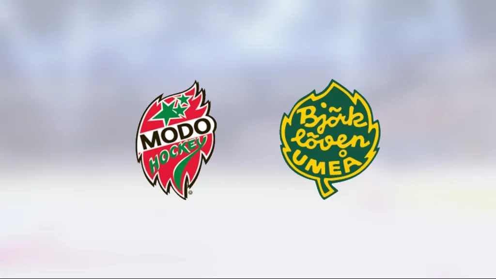 Modo Hockey J18 vann på hemmaplan mot Björklöven