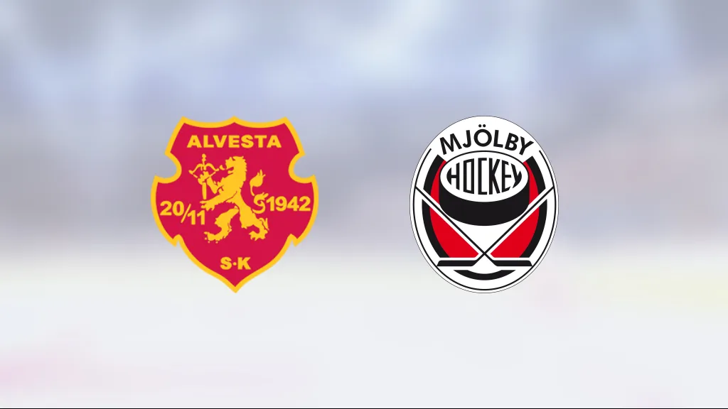 Seger med 5–1 för Alvesta mot Mjölby