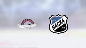 Likaläge i matchserien efter Nackas seger mot Värmdö