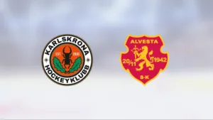 Karlskrona lyckades säkra segern i andra matchen mot Alvesta