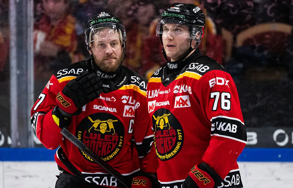 Linus Omark och Anton Levtchi.