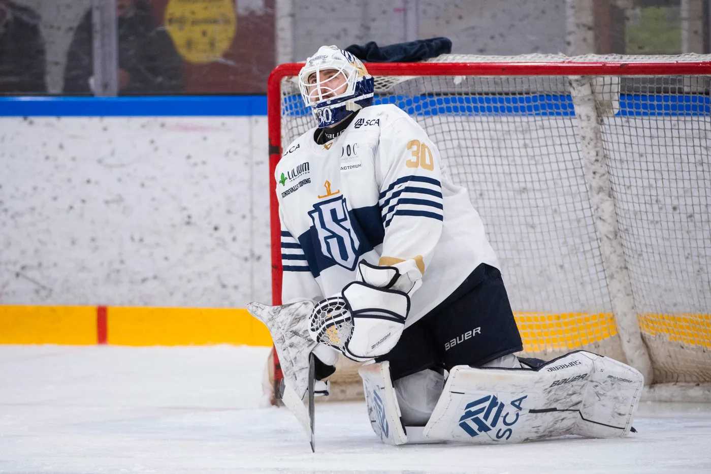 Carl Hjälm har spelat lysande i två raka kvartsfinalmatcher för Sundsvall. Foto: Jeanette Dahlström/Bildbyrån