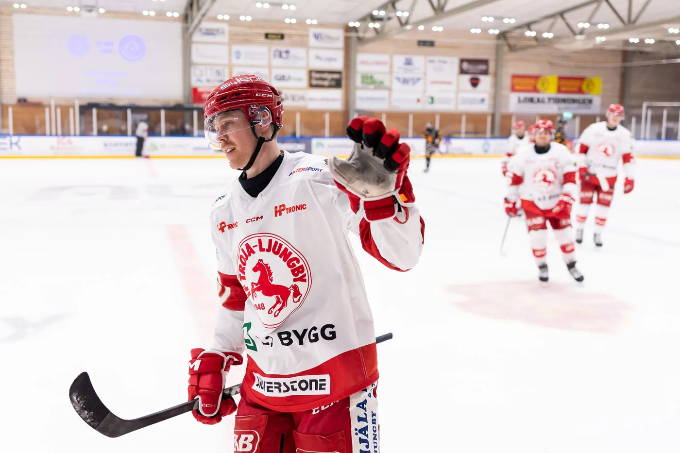 Filip Lennström är stekhet och har skjutit sex mål på två matcher mot Hanviken. Foto: Jonas Ljungdahl/Bildbyrån