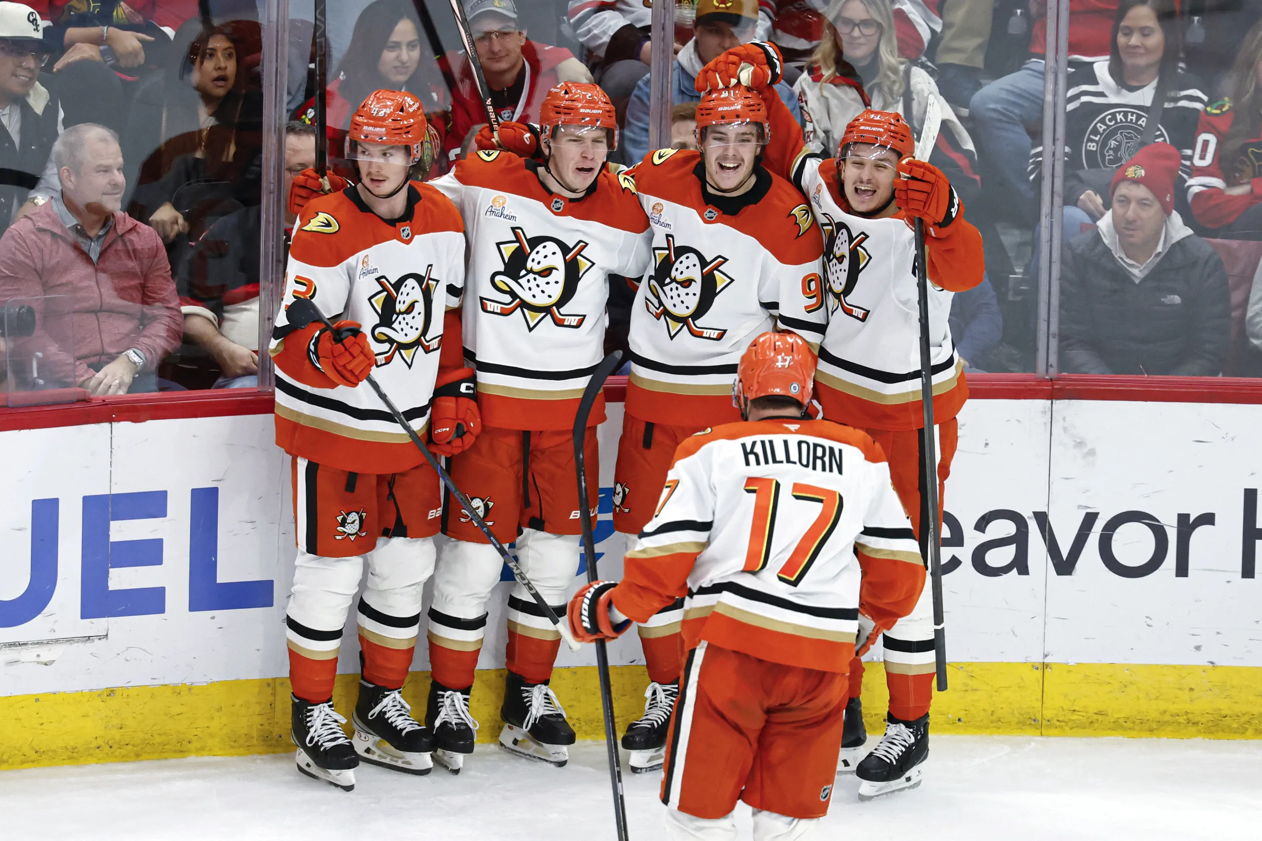 Sam Colangelo i form när Anaheim Ducks vann mot NY Islanders