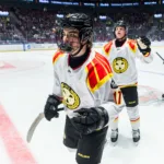 Viktor Eriksson het när Brynäs besegrade Linköping