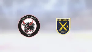 Karlskoga IK säkrade segern i matchserien mot Kumla Hockey efter rysare