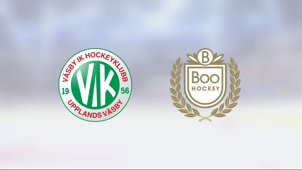 Boo vann och kvitterade mot Väsby