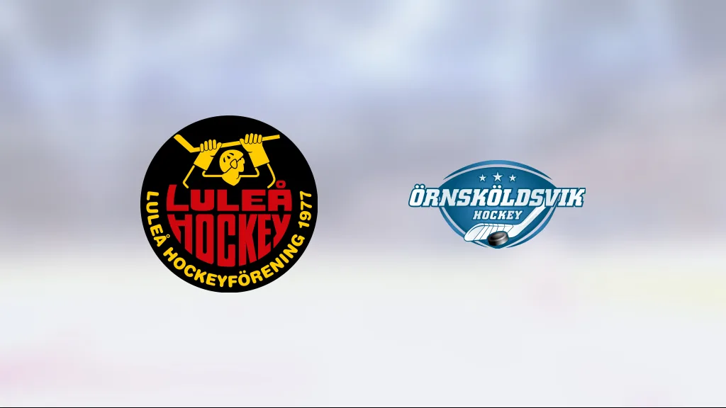 Luleå lyckades bärga segern mot Ö-vik Hockey J18