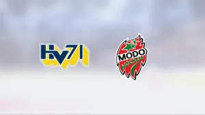 HV 71 lyckades bärga segern mot Modo Hockey