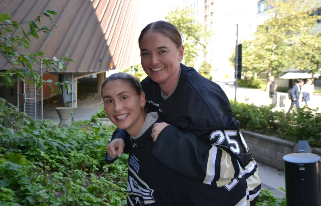 Kassidy Sauvé och Lovisa Berndtsson.