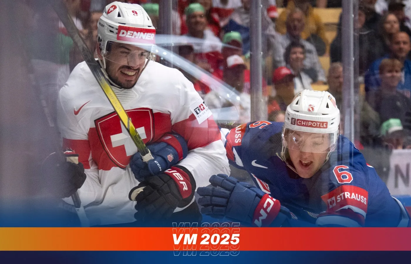 Live: Följ finalen mellan Schweiz och USA i hockey-VM