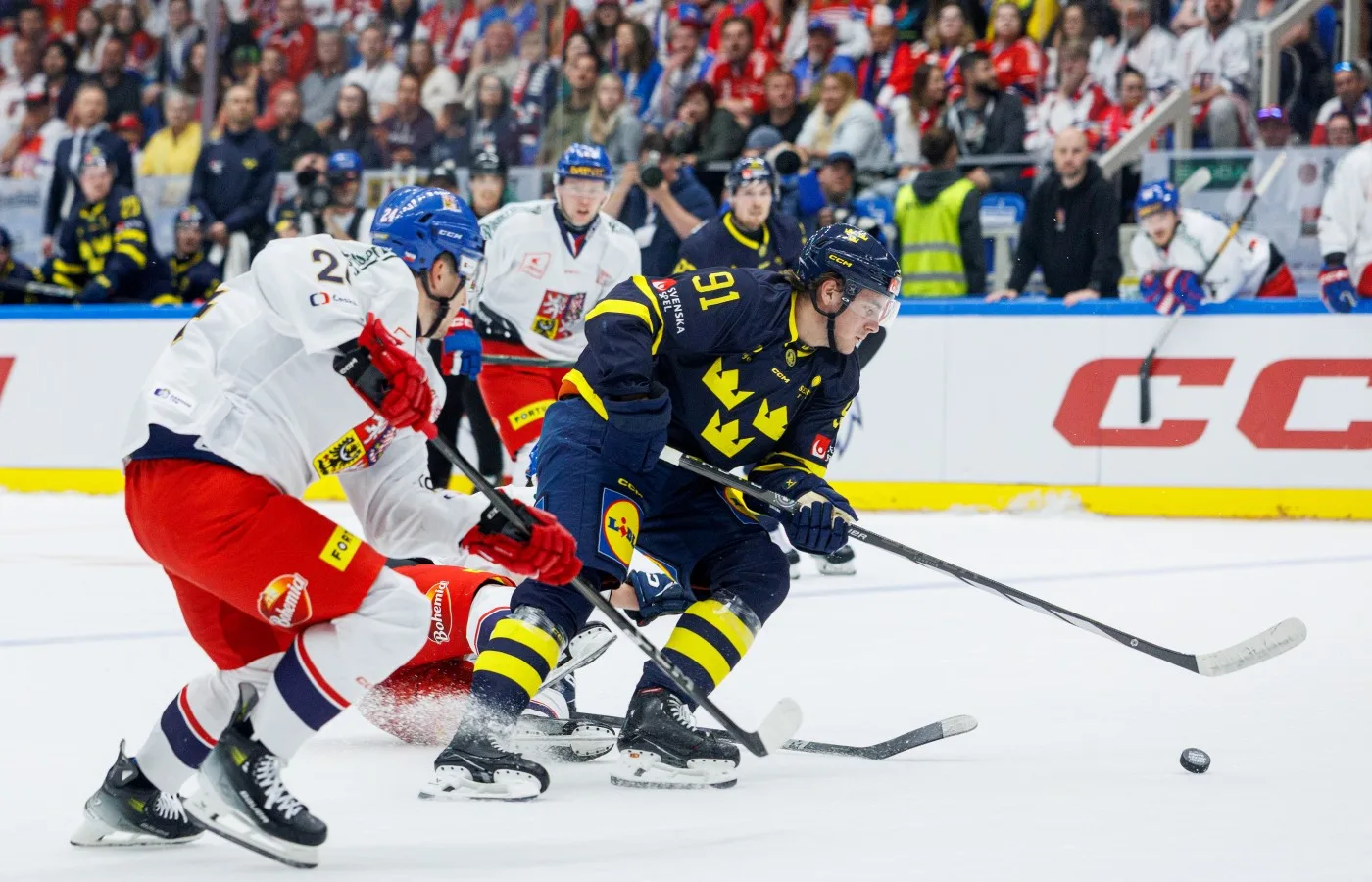 Live: Följ Sverige – Tjeckien i hockey-VM