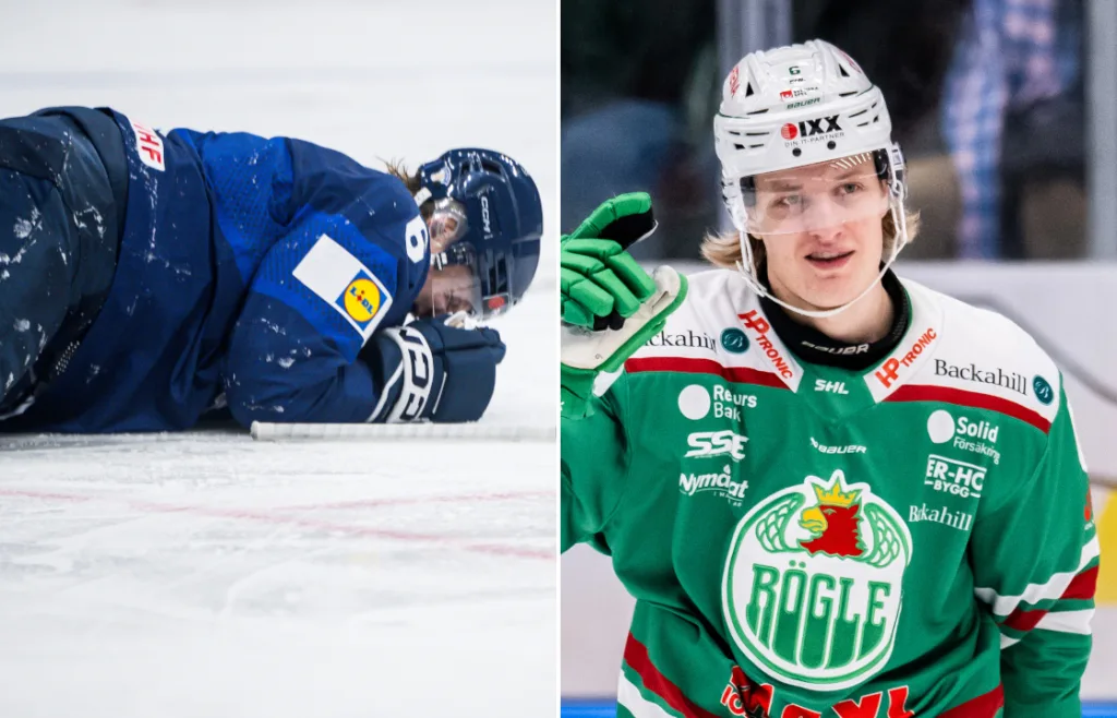 Tony Sund skadade sig i gårdagens match mot Sverige.