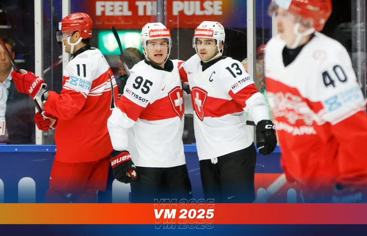 Danmark tappade ledningen – föll mot Schweiz