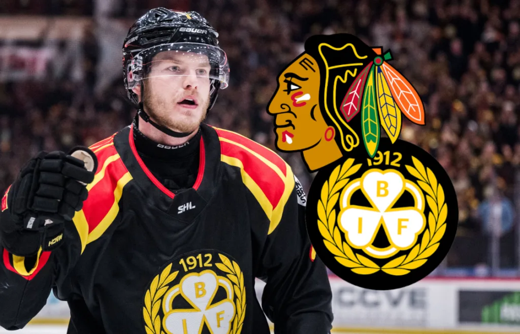 Blir det Chicago eller Brynäs för Victor Söderström? Foto: Bildbyrån (Montage)