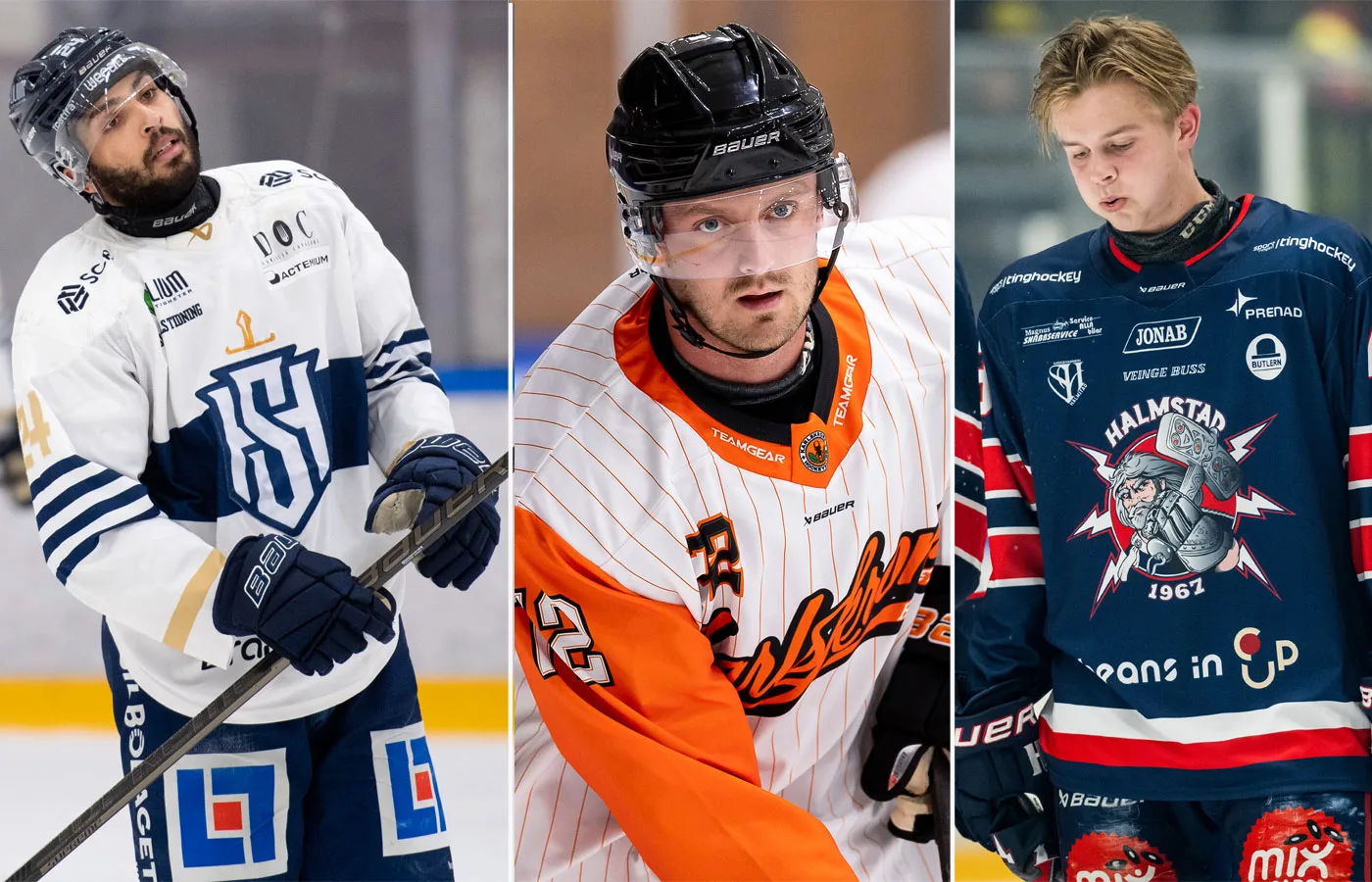 Martin Arpe, Alexander Heiver och Otto Stahre är några av spelarna som skulle kunna vara påtänkta som potentiella målskyttar. Foto: Bildbyrån
