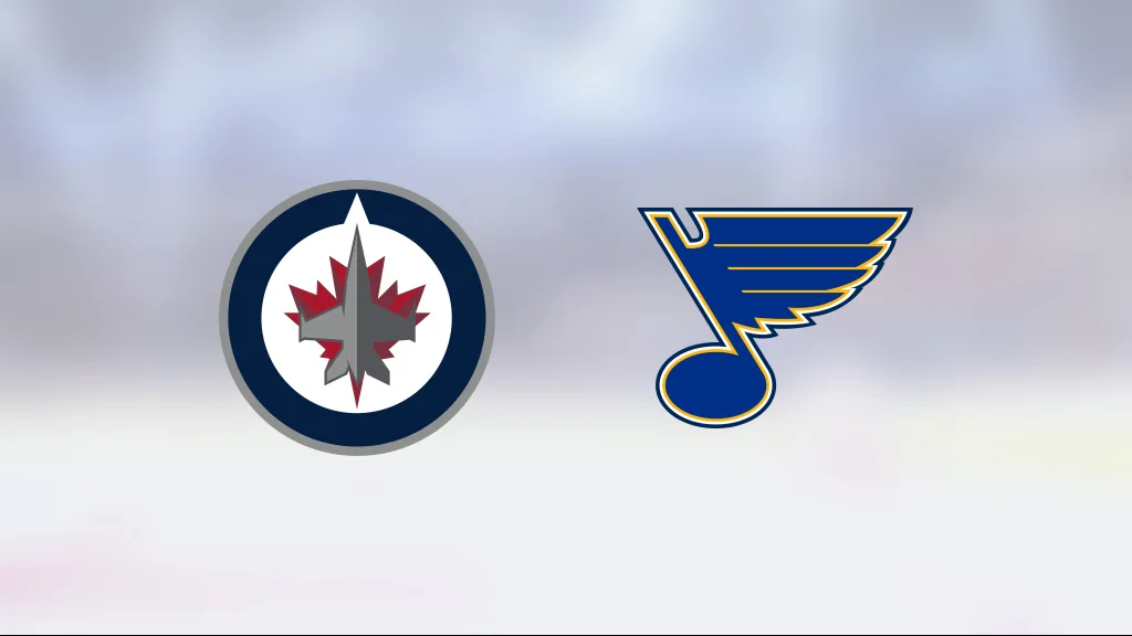 3-2 i matchserien efter ny vinst för Winnipeg mot St Louis