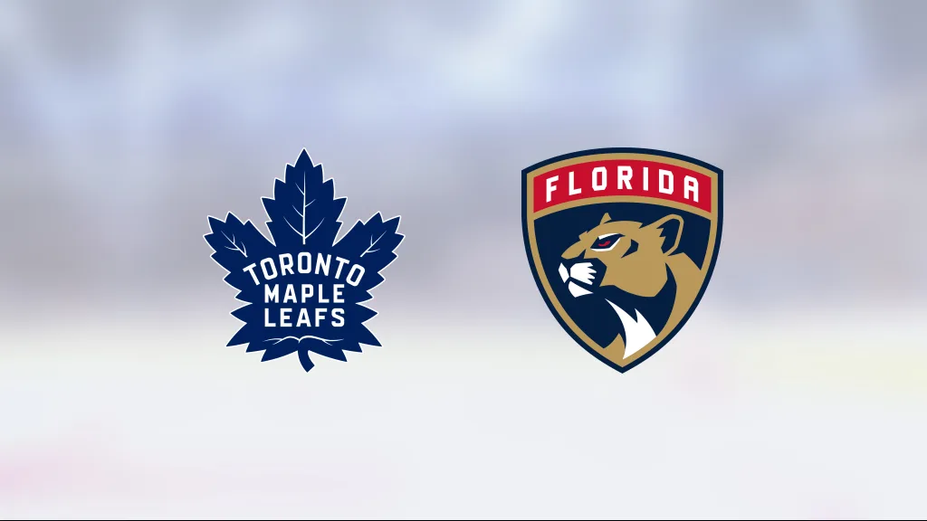 Toronto vann mot Florida efter William Nylanders två mål