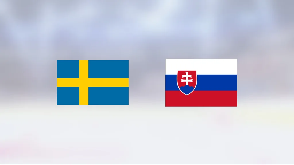 Seger för Sverige på hemmaplan mot Slovakien