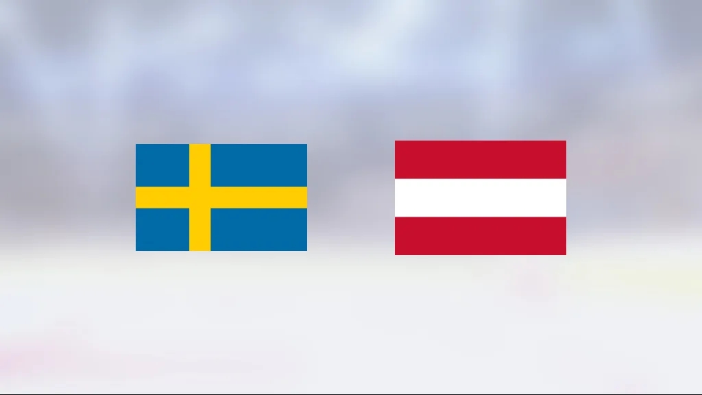 Seger för Sverige mot Österrike