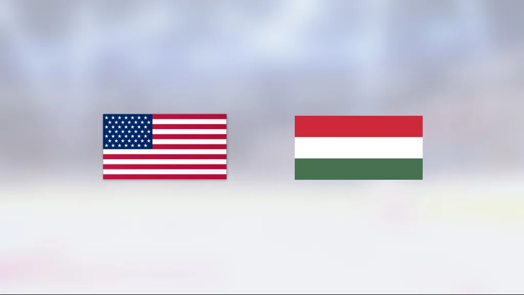 USA tog hem segern mot Ungern