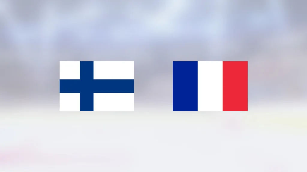 Finland vann i VM Grupp A herr mot Frankrike
