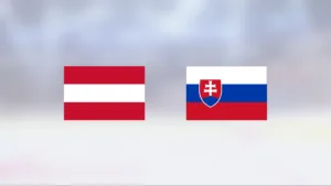 Österrike vinnare mot Slovakien i VM Grupp A herr